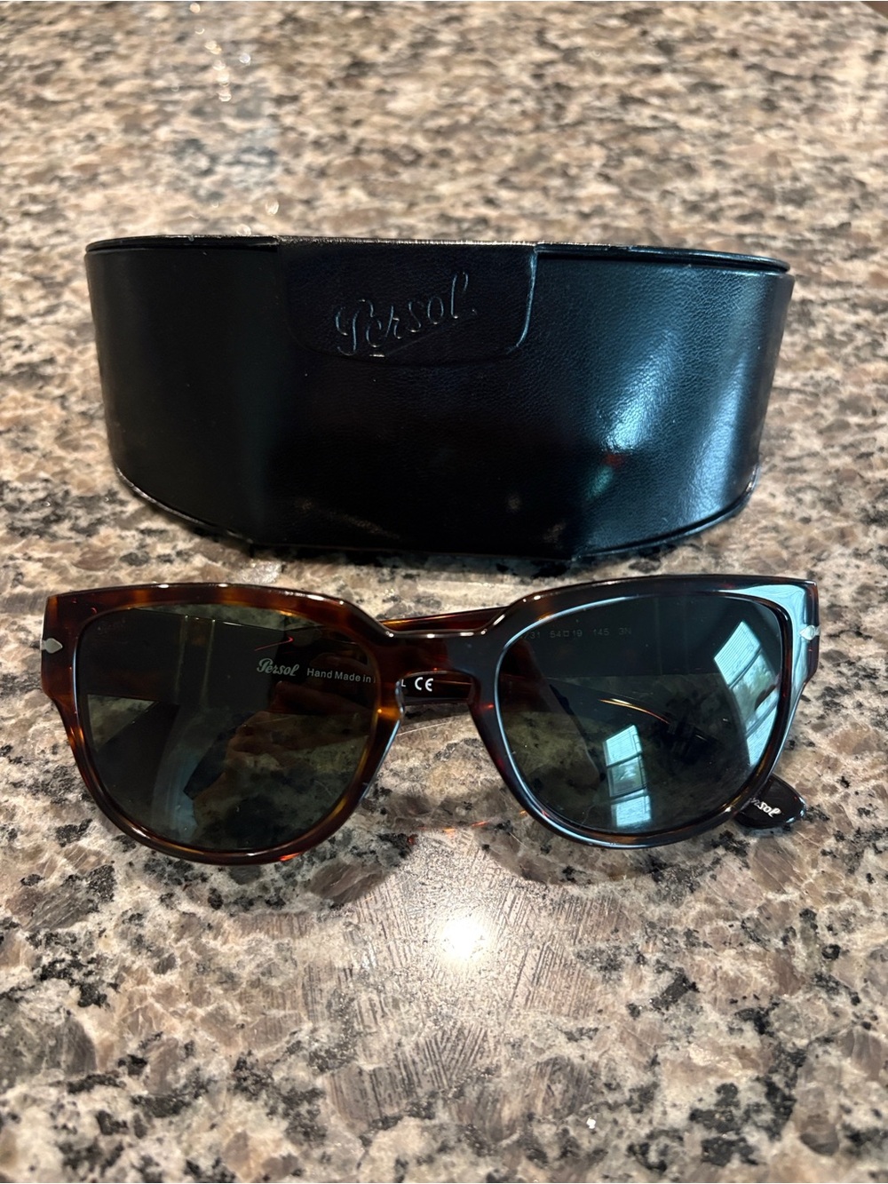 Persol Men’s Havana Tortoiseshell Sunglasses